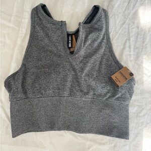 Victoria Secret Pink Active Gray Sports Bra